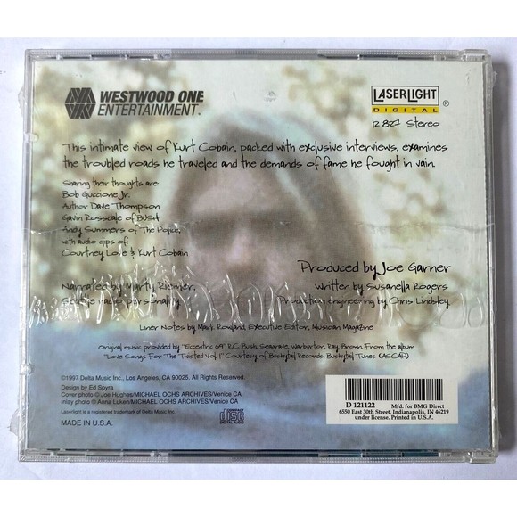 Kurt Cobain Laserlight Audio Book on CD 12 827 New Sealed Vintage 1997 - Picture 2 of 7
